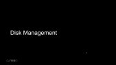Disk Management   Teil 1