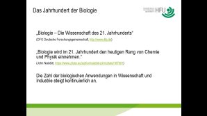thumbnail of medium Begrüßung durch Professor Holger Conzelmann (Studiendekan des Studiengangs Angewandte Biologie)