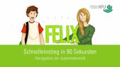 Navigation im Autorenbereich - FELIX Schnelleinstieg in 90 Sekunden