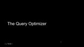 The Query Optimizer